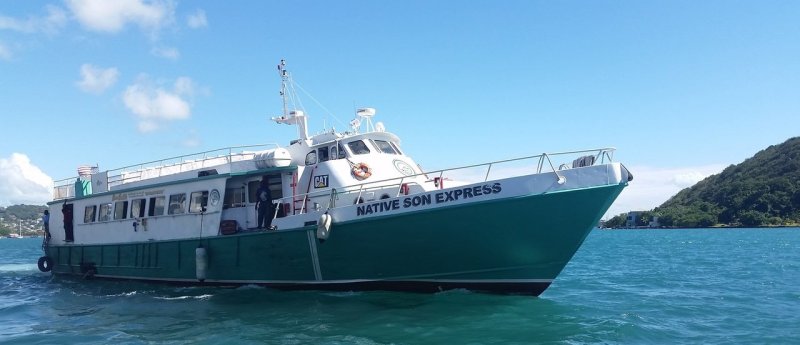 1. Boat from Charlotte Amalie to Road Town