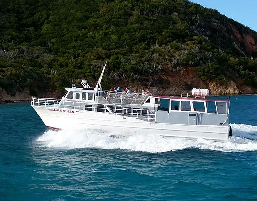 Inter island boat service between USVI and BVI