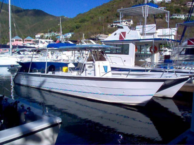 Tortola Blue Water Divers boat