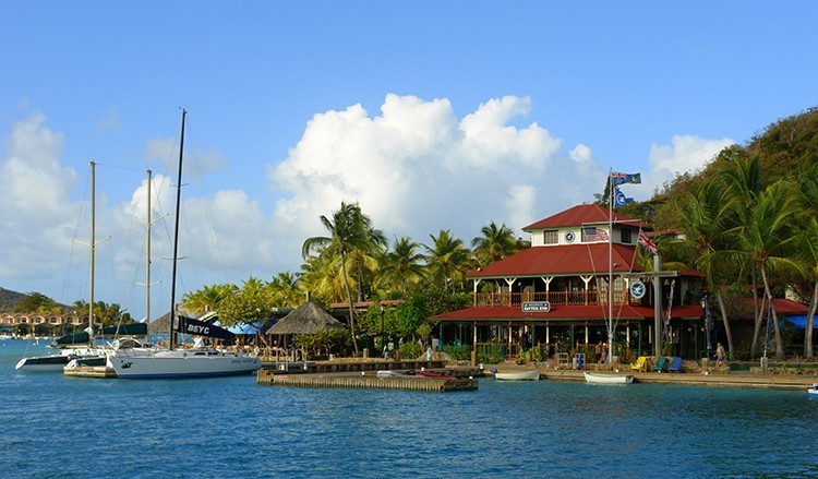 yacht club Gorda Caribbean Island