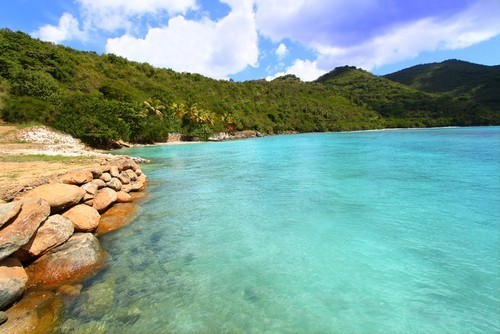 Brewers Bay on Tortola in the British Virgin Islands